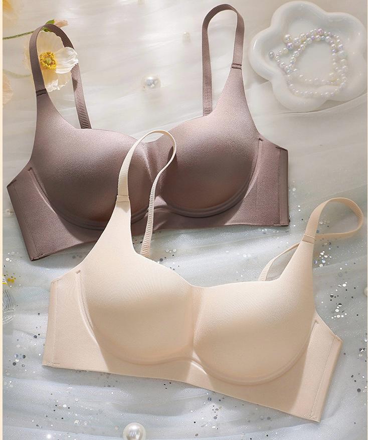 Women  Bra For Non-Wire Female Sexy Lingerie Solid Color Seamless Tube Top Bras Beauty Back Underwear Gather