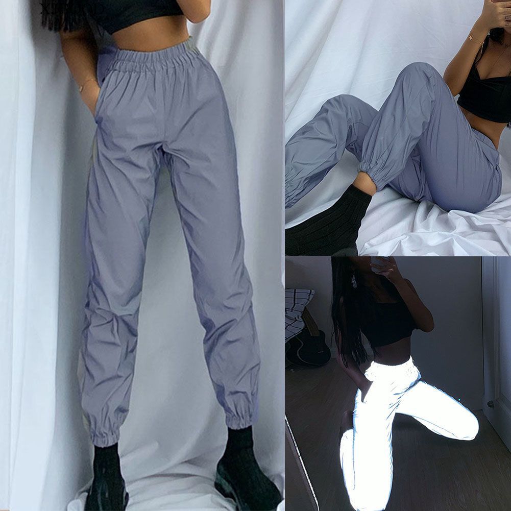 Reflection Suit - Reflect light - set top with pants gray reflect silver