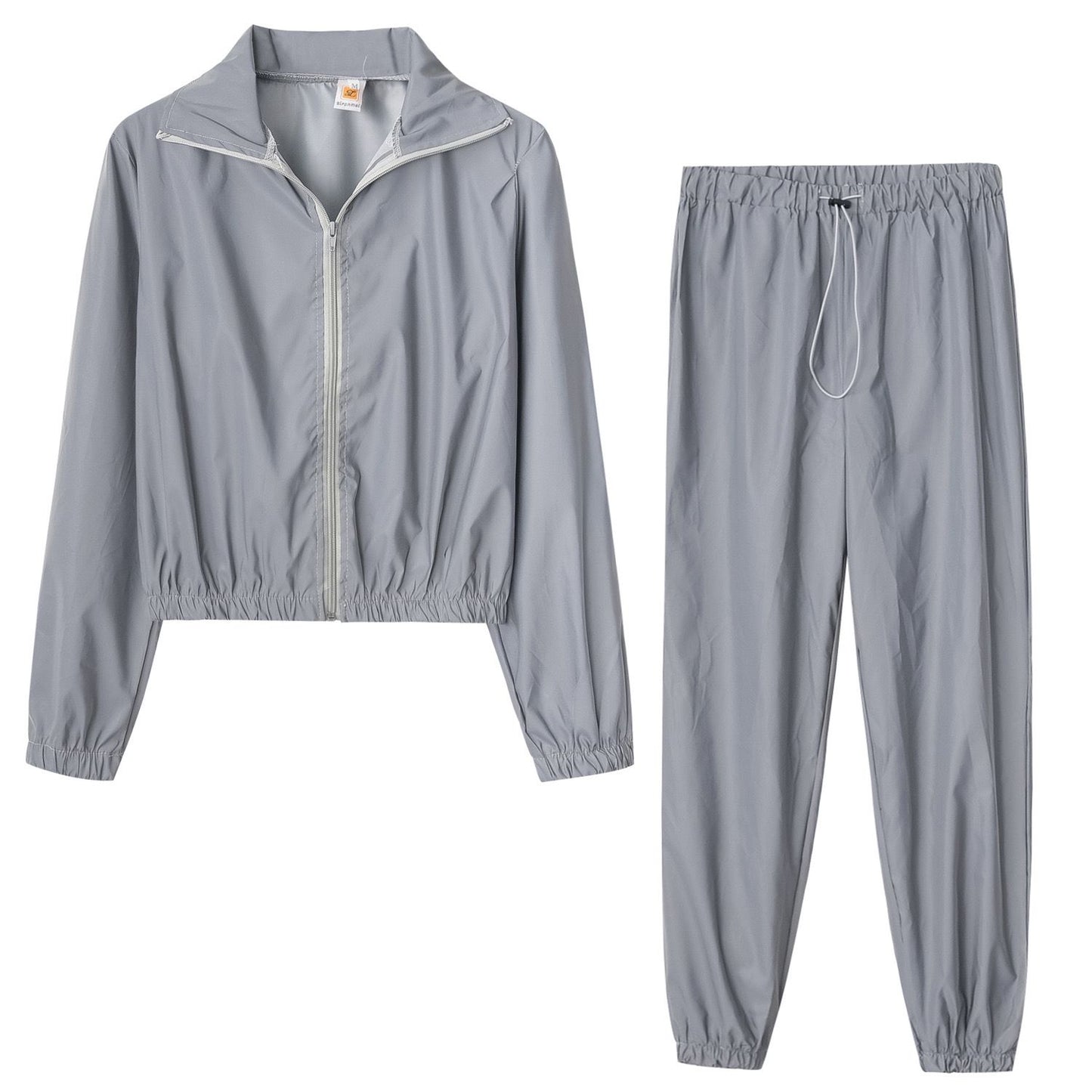 Reflection Suit - Reflect light - set top with pants gray reflect silver