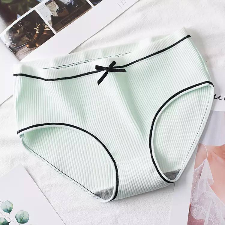 Japanese Color Middle Waist Comfortable Cotton Panties