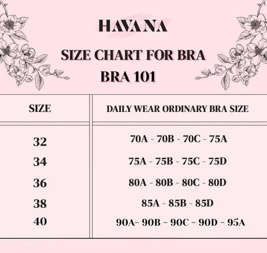 Soft bra half push up