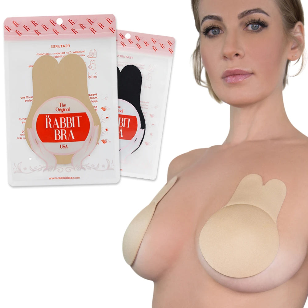 Rabbit Lift Up Invisible Bra Review for Plus Size Boobs - DOES IT
