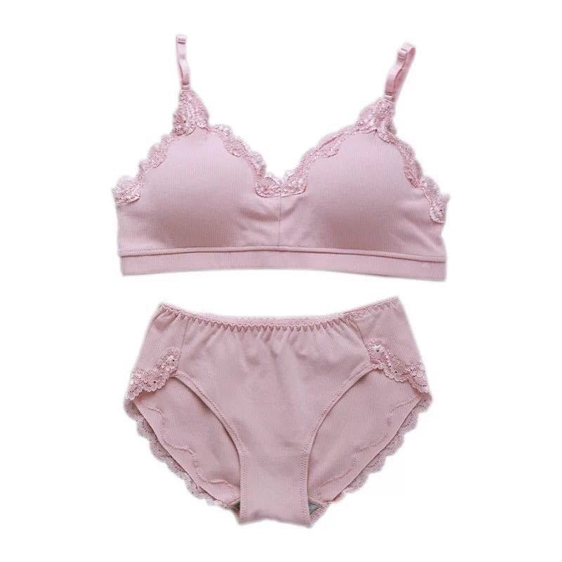 Lady Sexy Elegant Bra and Panty Set Women Bras Underwear Female Push up Bra Lingeries Bra Sets VS Brief Set Lingerie Set