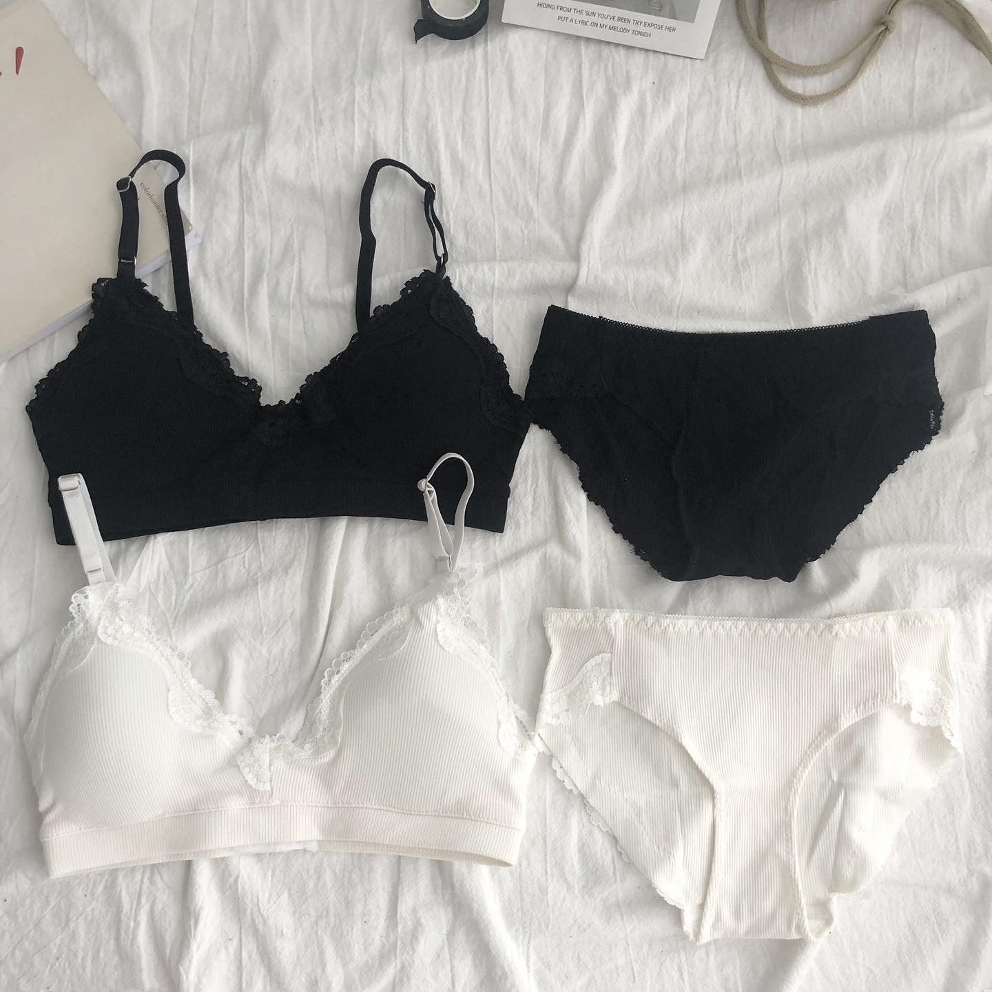 Lady Sexy Elegant Bra and Panty Set Women Bras Underwear Female Push up Bra Lingeries Bra Sets VS Brief Set Lingerie Set