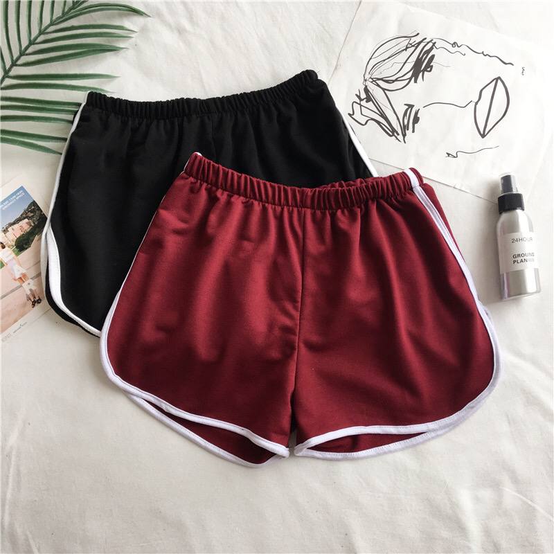 Hong Kong Casual Sports Shorts Women 2022 Wide Leg Shorts