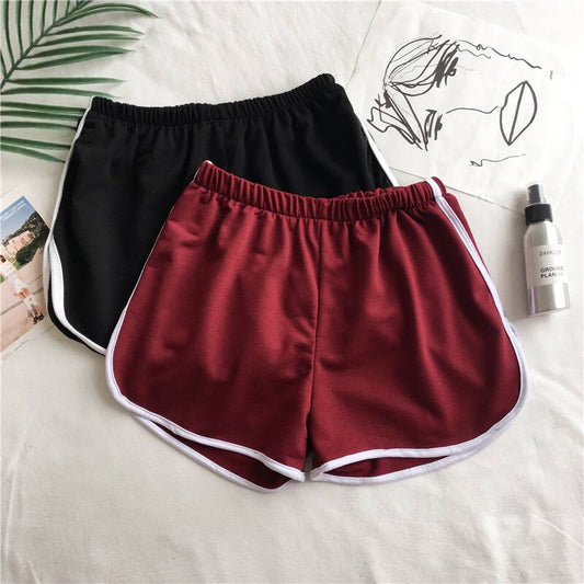 Hong Kong Casual Sports Shorts Women 2022 Wide Leg Shorts