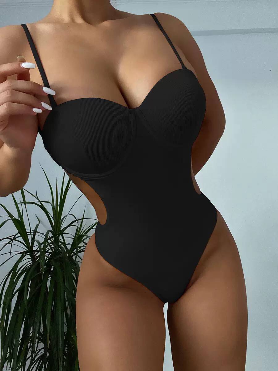 2022 New Sexy Underwire Push-up Swimwear One Peace Swimsuit