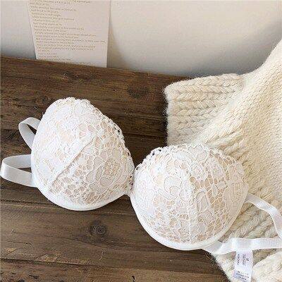 Strapless Bra Gathered Small Chest Thickened One-shoulder Silicone Non-Slip Tube Top Summer Fashion Thin Women's Bra