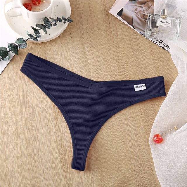 Women Cotton G-String Thongs Panties Strings Underwear