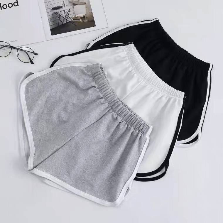 Hong Kong Casual Sports Shorts Women 2022 Wide Leg Shorts