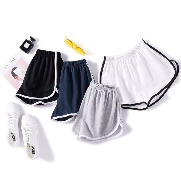 Hong Kong Casual Sports Shorts Women 2022 Wide Leg Shorts