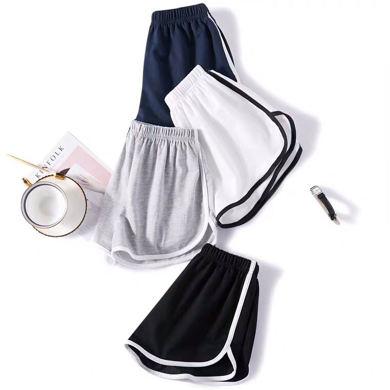 Hong Kong Casual Sports Shorts Women 2022 Wide Leg Shorts