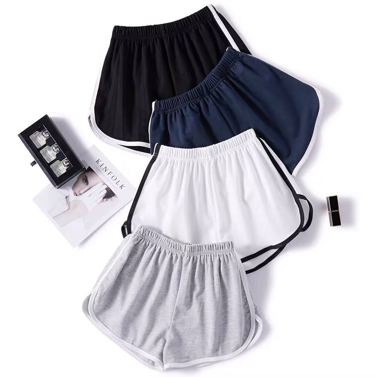 Hong Kong Casual Sports Shorts Women 2022 Wide Leg Shorts