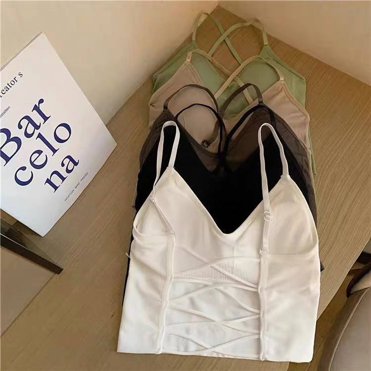 2024 New Summer, Thin Section, Chest Pad, Female And Inside Underwear Sports Bra